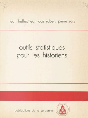 cover image of Outils statistiques pour les historiens